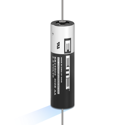 ER14505-AX--Lithium Thionyl Chloride Battery w/ Terminations Axial Leads