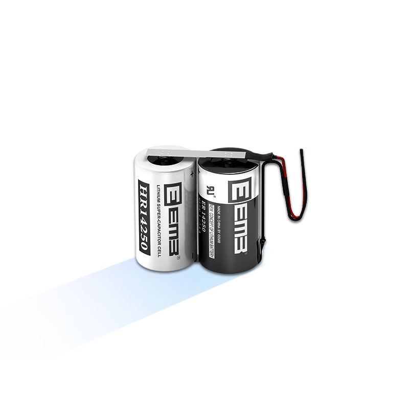 ER14250+HR14250-High Power ER+Li-Capacitor Pack