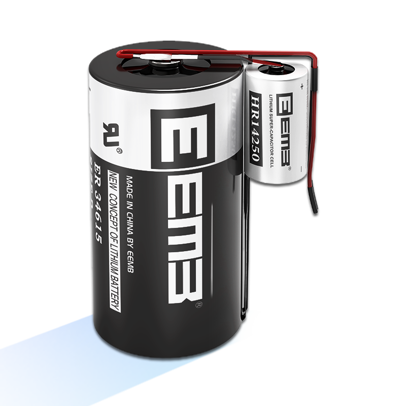 EEMB 3.6V Lithium Battery ER34615 size D Top Quality Primary Bobbin Energy  Type Cylindrical with Li-capacitor