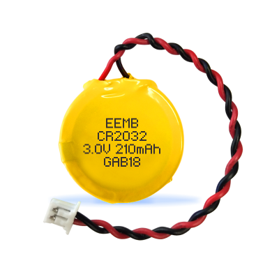 EEMB 3V CR2032-LD-Coin Battery w/ Terminations