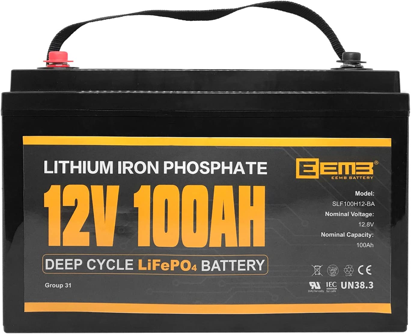 EEMB LiFePO4-12V 100Ah Lithium-ion Battery Energy Storage Solution